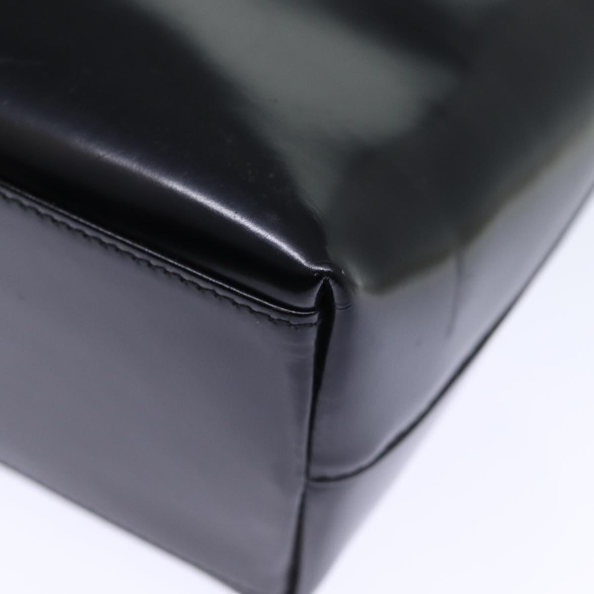 GUCCI Shoulder Bag Patent leather Black 002 2058 0480 0 bs13828