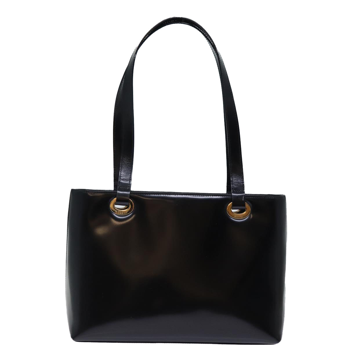 GUCCI Shoulder Bag Patent leather Black 002 2058 0480 0 bs13828