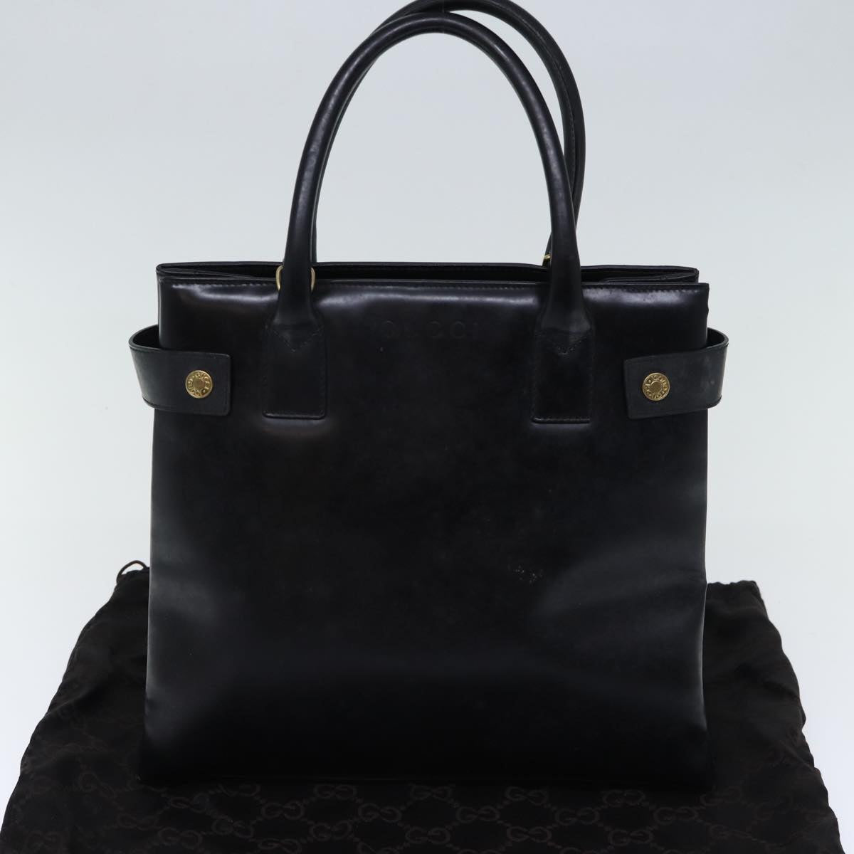 GUCCI Hand Bag Patent leather Black 000 2404 0503 bs13830