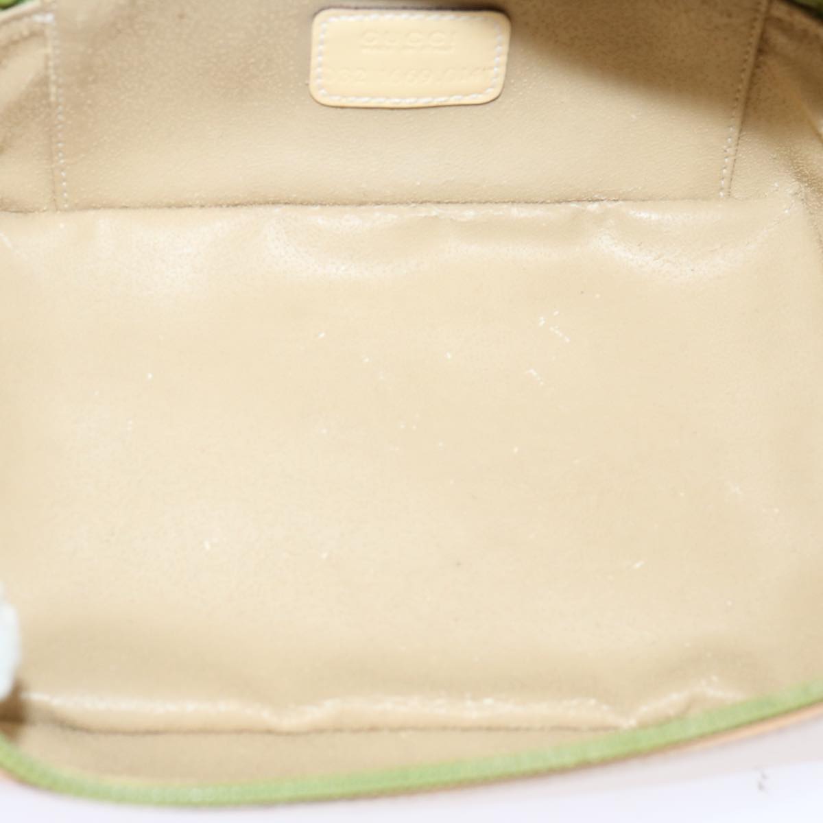 GUCCI Vanity Cosmetic Pouch Enamel Beige 032 1669 0141 bs13940