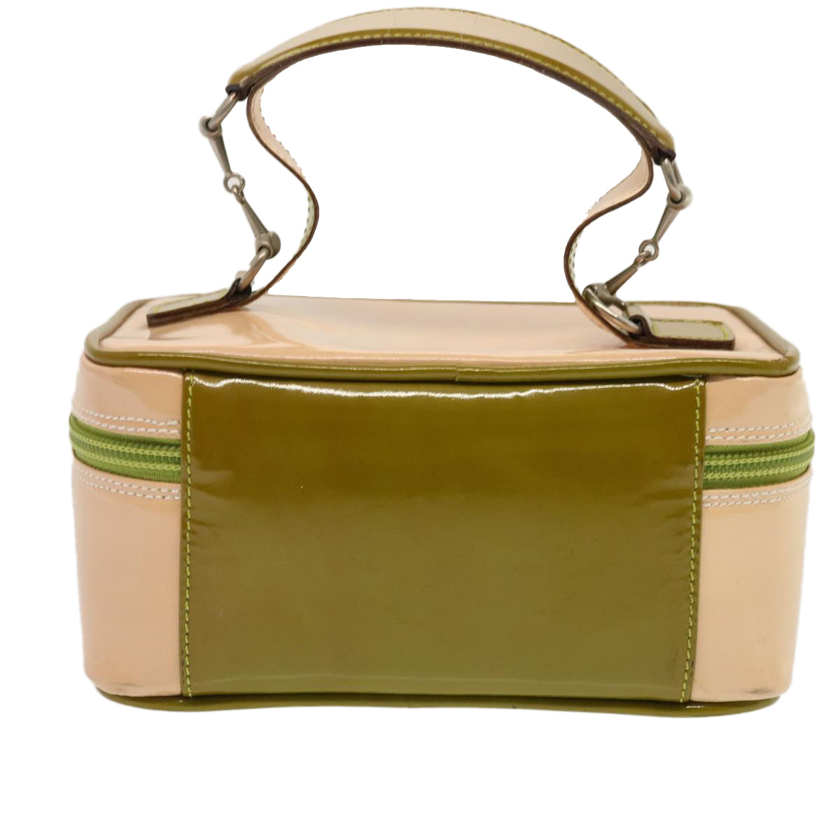 GUCCI Vanity Cosmetic Pouch Enamel Beige 032 1669 0141 bs13940