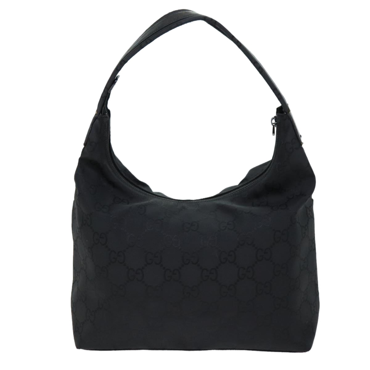 GUCCI GG Canvas Shoulder Bag Black 001 3380 bs14042
