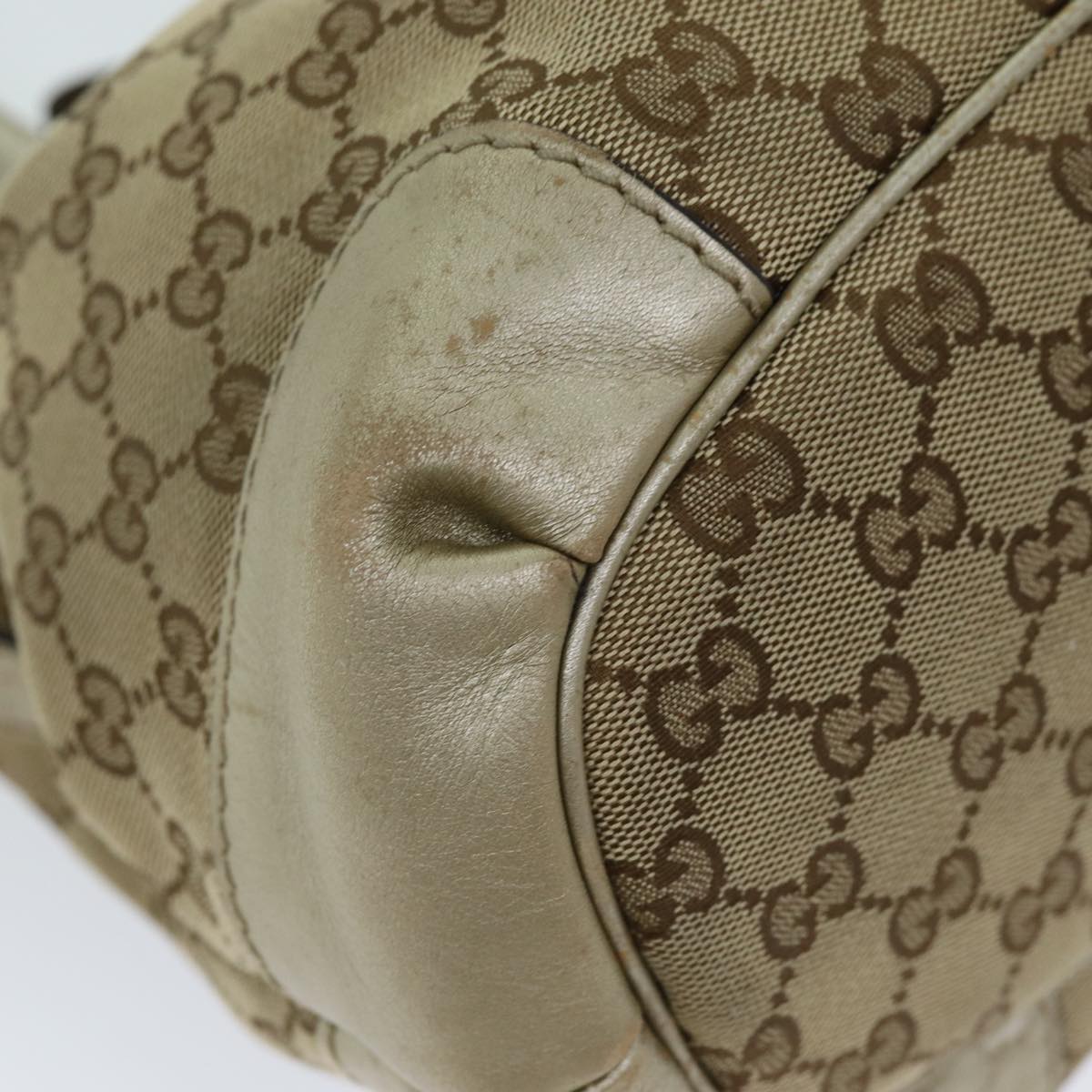 GUCCI GG Canvas Hand Bag 2way Beige 247902 bs14043