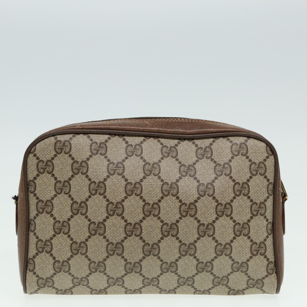 GUCCI GG Supreme Web Sherry Line Clutch Bag 2Set Beige Red Green bs14077