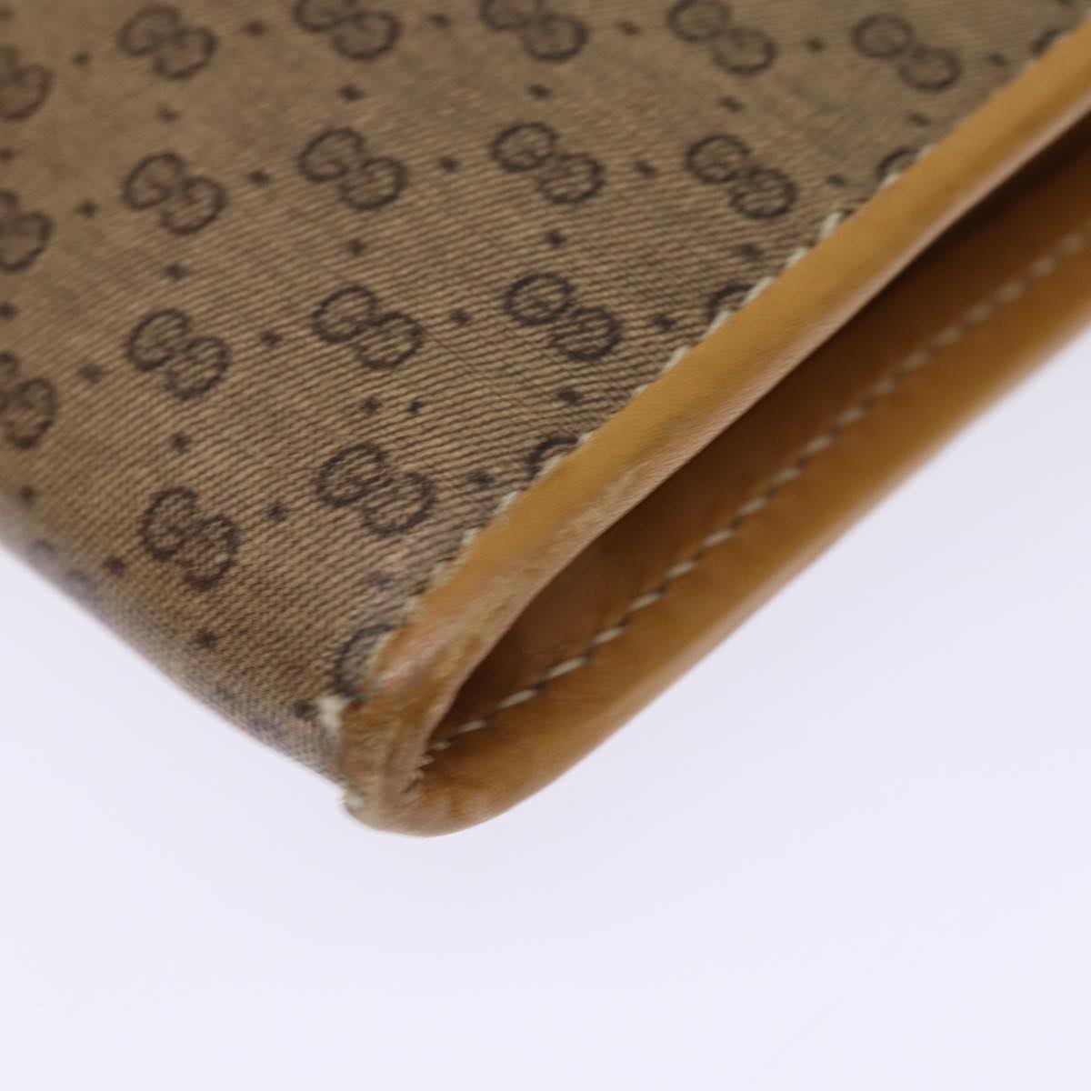 GUCCI GG Supreme Documents case Briefcase PVC Beige 015 399 0282 bs14105