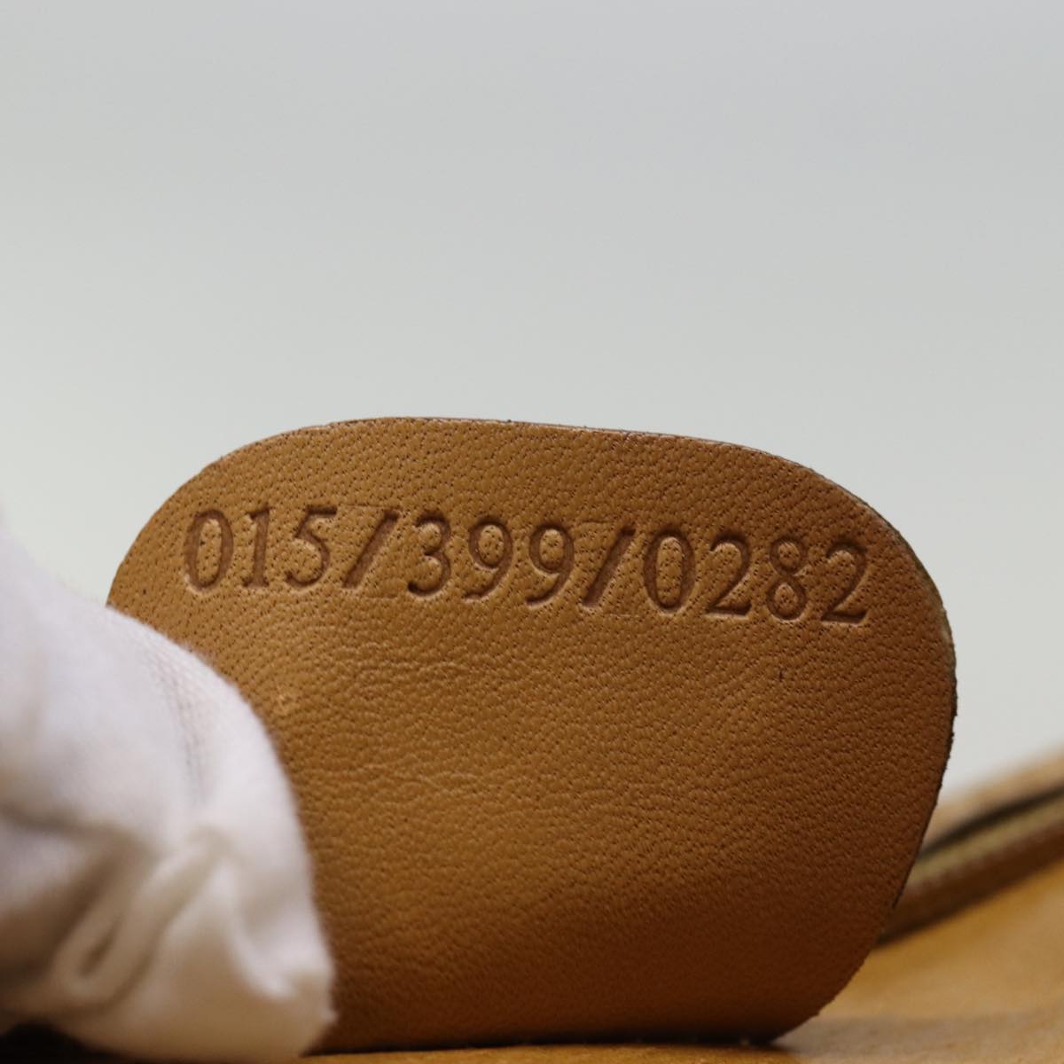 GUCCI GG Supreme Documents case Briefcase PVC Beige 015 399 0282 bs14105
