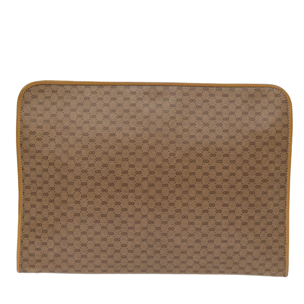 GUCCI GG Supreme Documents case Briefcase PVC Beige 015 399 0282 bs14105