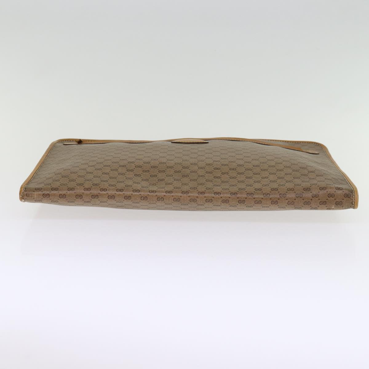 GUCCI GG Supreme Documents case Briefcase PVC Beige 015 399 0282 bs14105