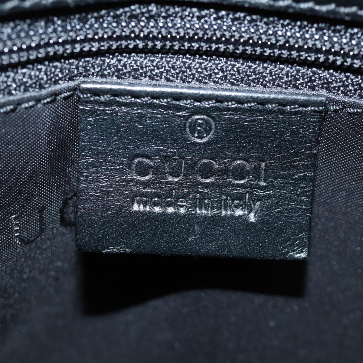 GUCCI Hand Bag Nylon Black 000 0835 bs14192