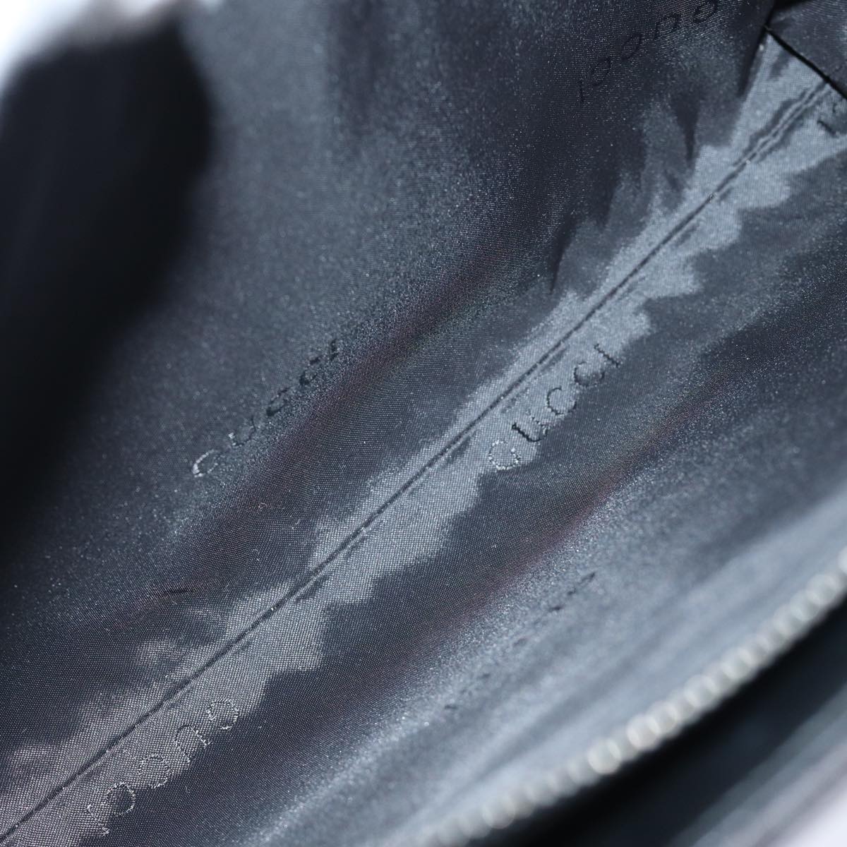 GUCCI Hand Bag Nylon Black 000 0835 bs14192