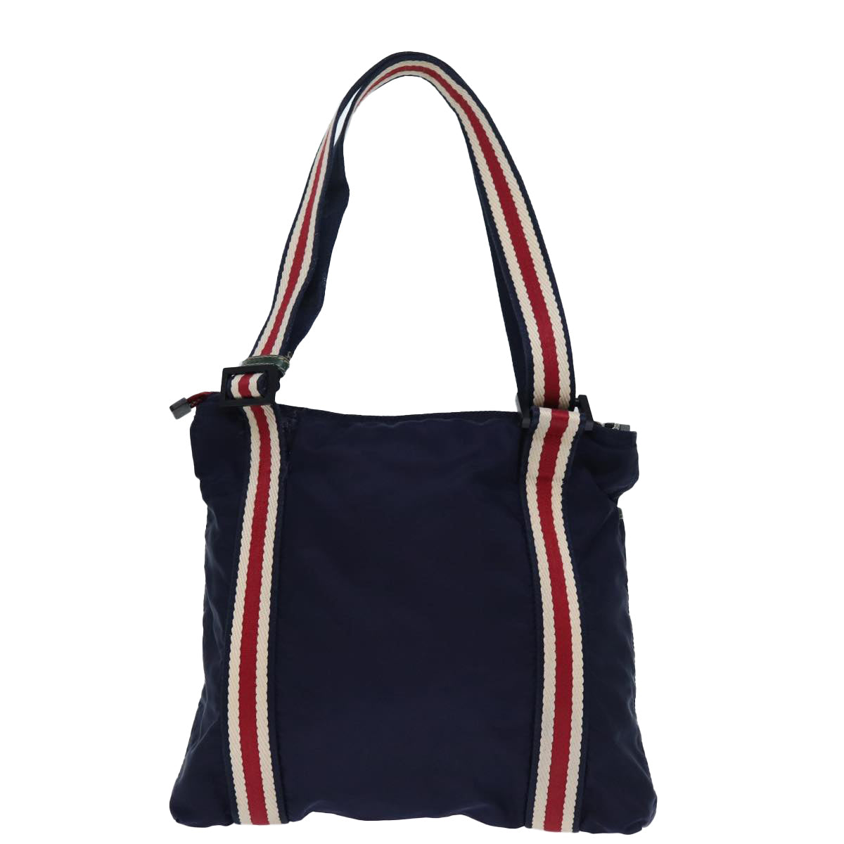 GUCCI Shoulder Bag Nylon Navy Red 189662 bs14293