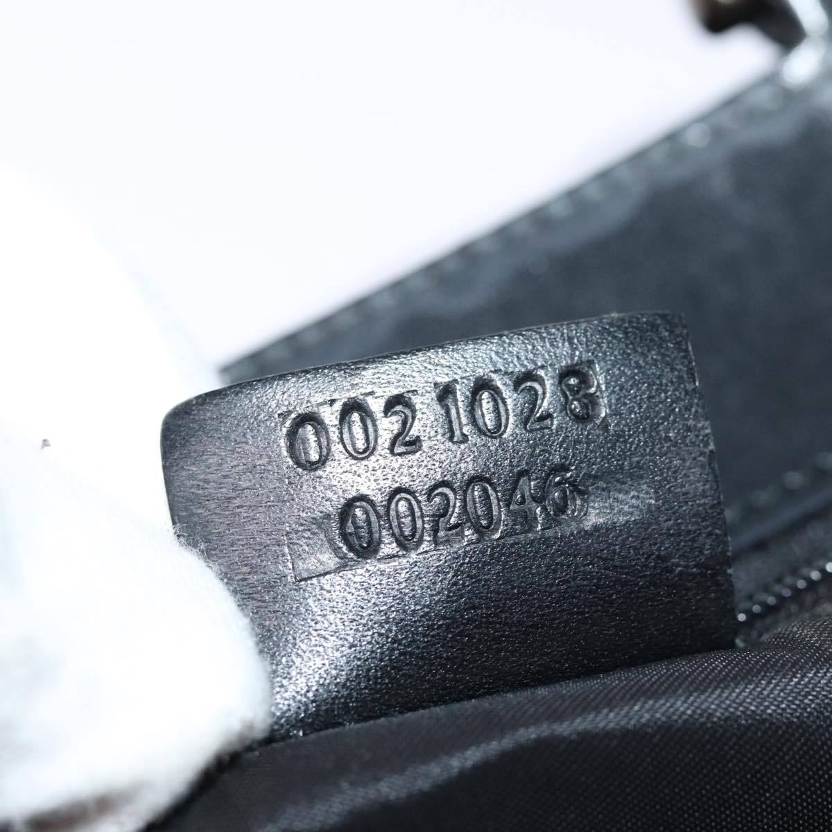 GUCCI Hand Bag Canvas Black 002 1028 bs14436