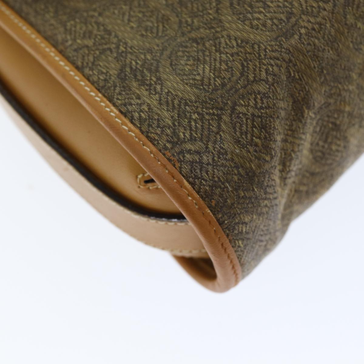 GUCCI Shoulder Bag Coated Canvas Beige bs14444