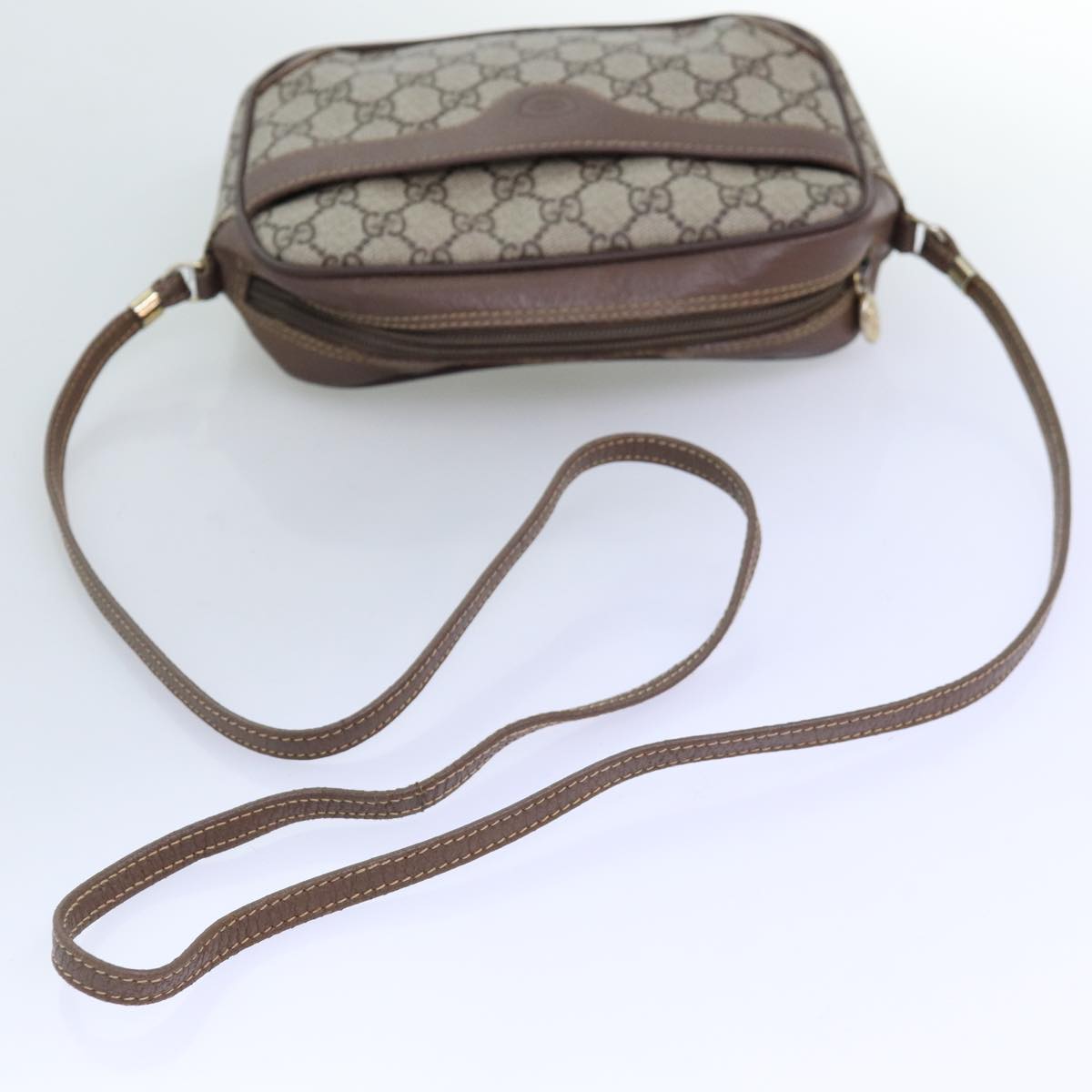 GUCCI GG Supreme Shoulder Bag PVC Beige 007 115 6423 bs14474