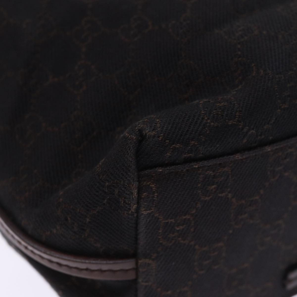 GUCCI GG Canvas Shoulder Bag Brown 101341 bs14539