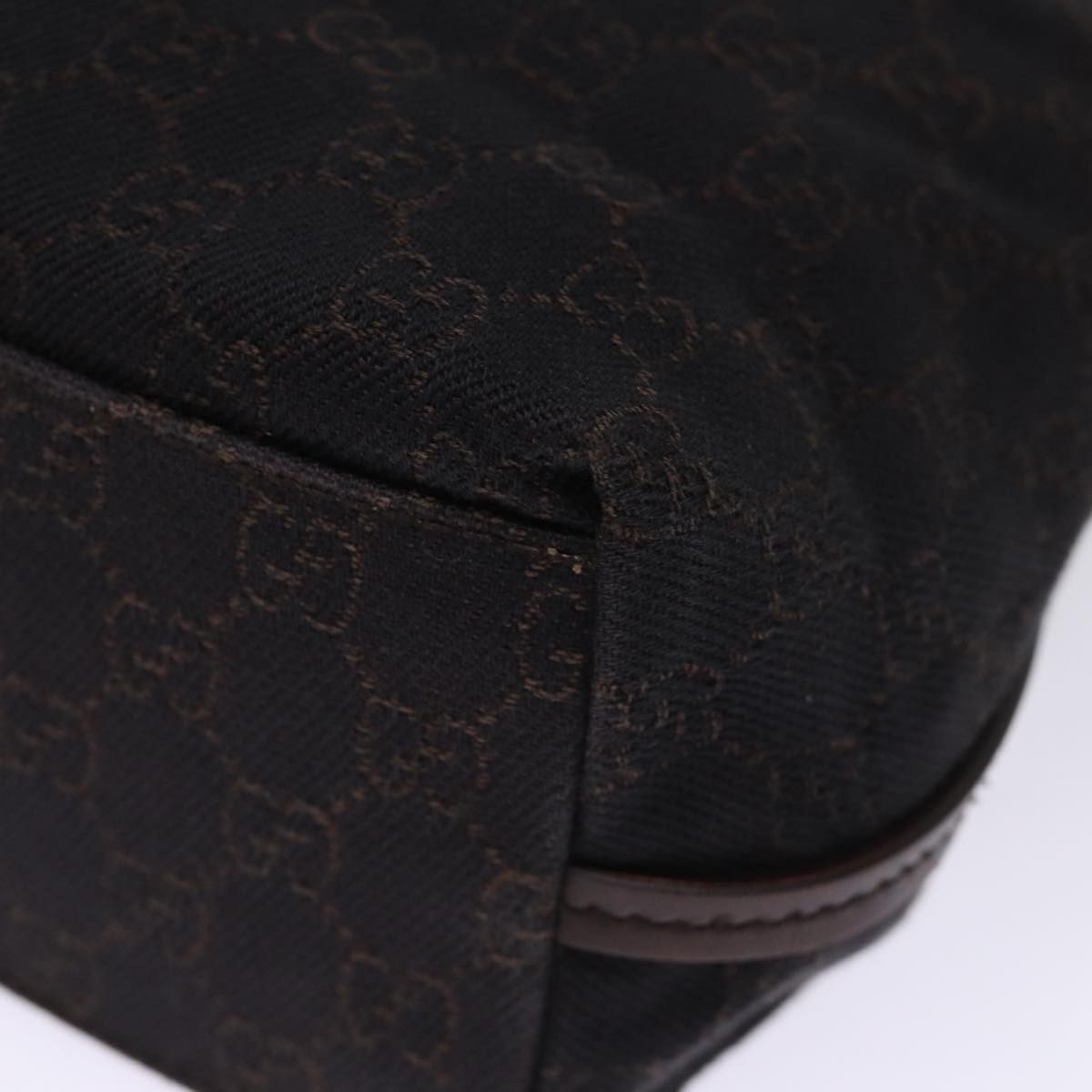 GUCCI GG Canvas Shoulder Bag Brown 101341 bs14539