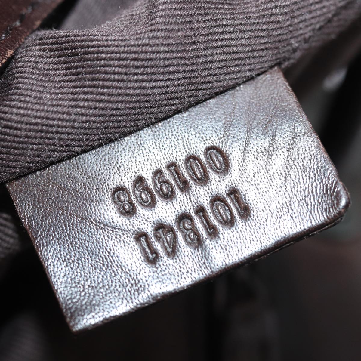 GUCCI GG Canvas Shoulder Bag Brown 101341 bs14539