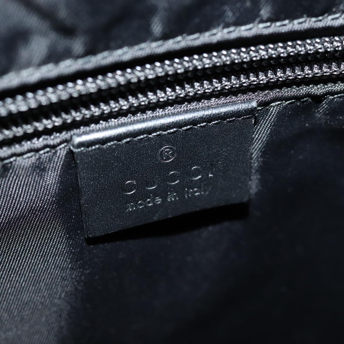 GUCCI Web Sherry Line Backpack Canvas Leather Black Red 337075 bs14560