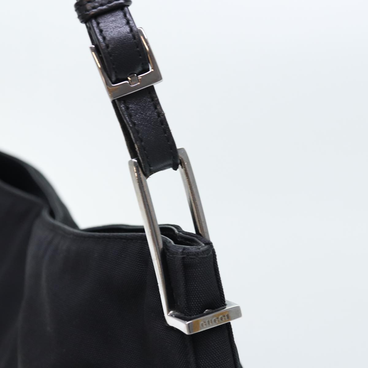 GUCCI Shoulder Bag Nylon Black 001 3166 bs14561