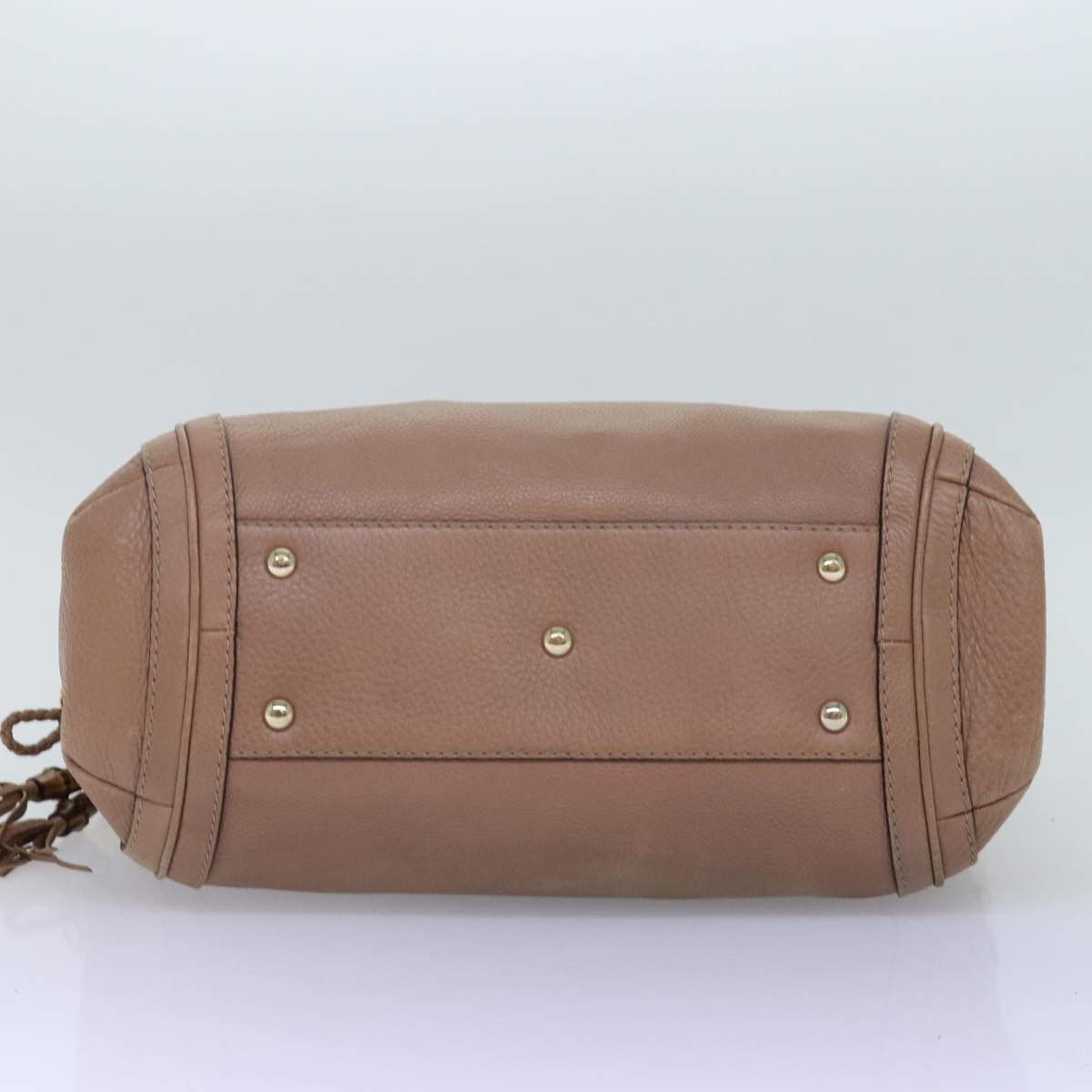 GUCCI Bamboo Shoulder Bag Leather Pink 269949 bs14562