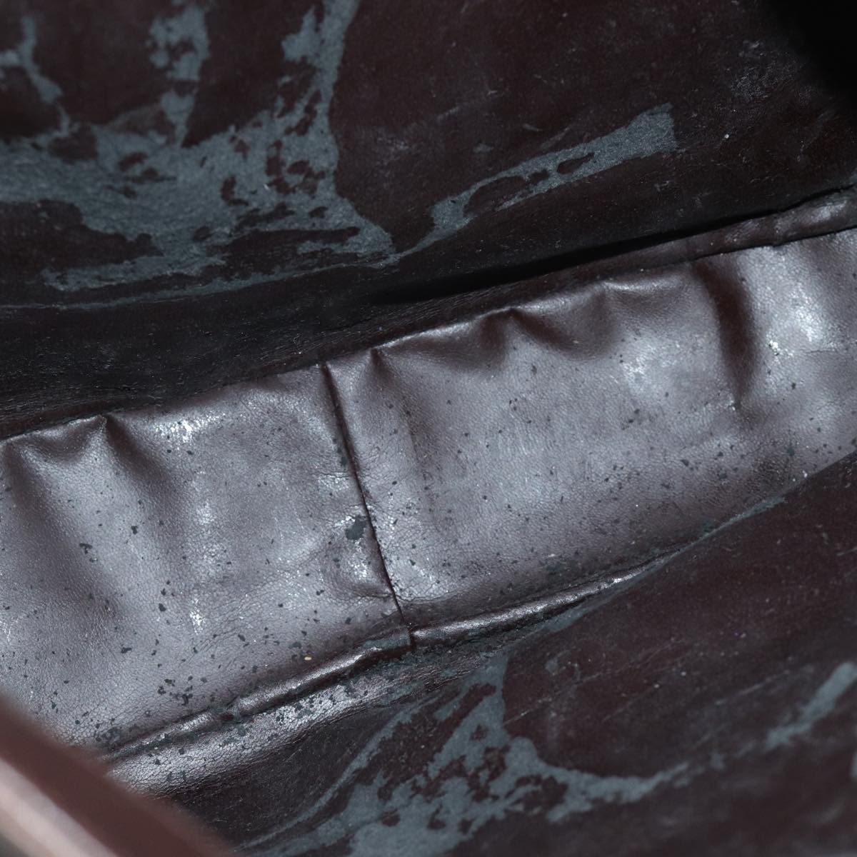 GUCCI Hand Bag Leather Brown bs14618