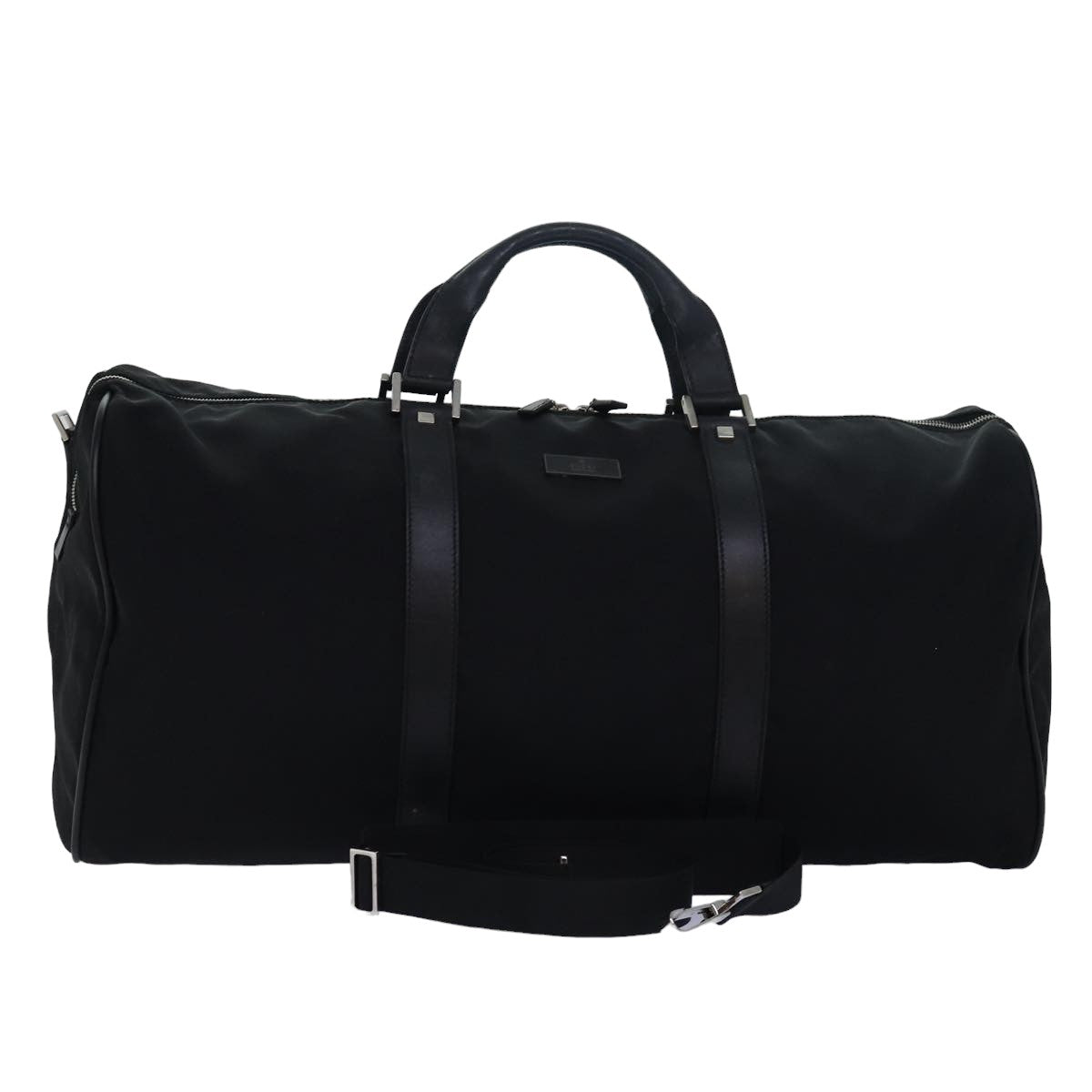 GUCCI Boston Bag Canvas 2way Black 012 0399 2123 bs14680