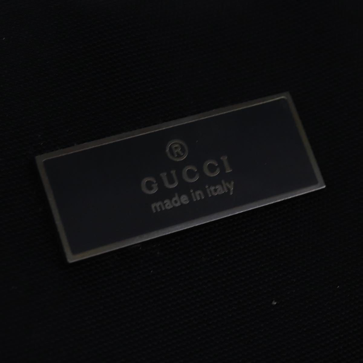 GUCCI Boston Bag Canvas 2way Black 012 0399 2123 bs14680