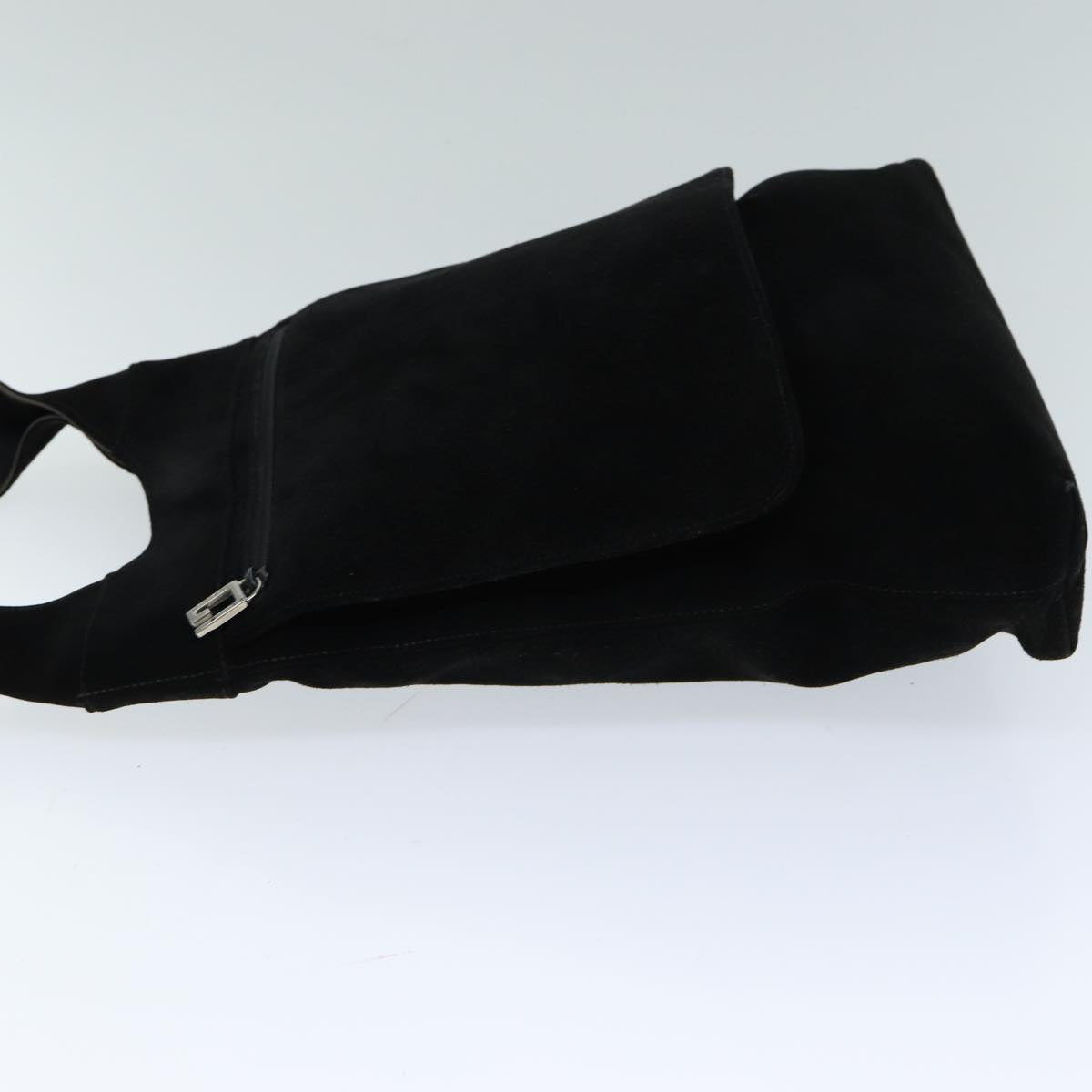 GUCCI Shoulder Bag Suede Black 002 2113 0416 bs14723