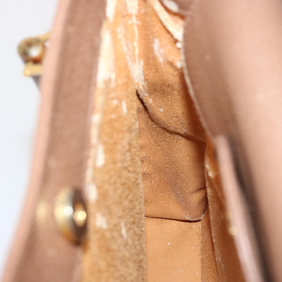 GUCCI Bamboo Hand Bag Suede Brown 002 1186 0260 bs14724