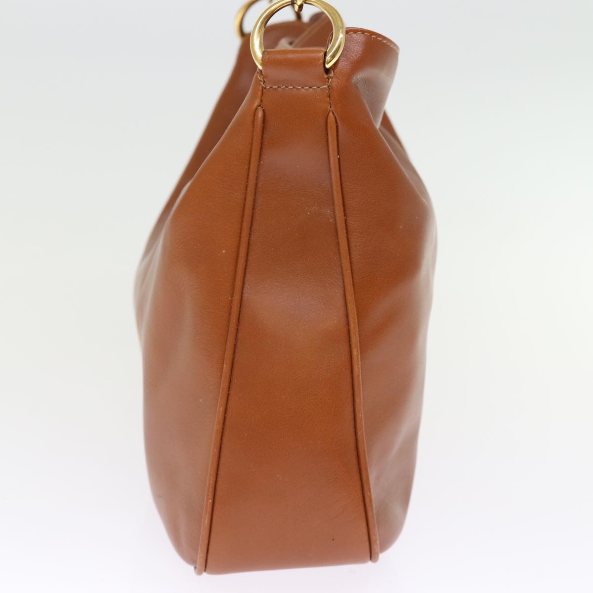 GUCCI Bamboo Hand Bag Leather Brown 001 1014 1638 bs14725