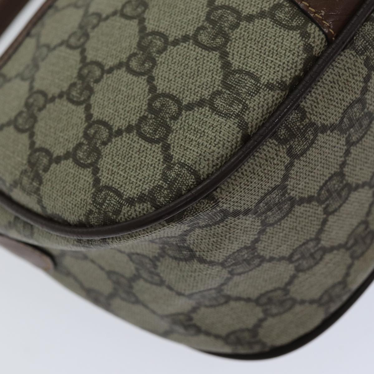 GUCCI GG Supreme Web Sherry Line Shoulder Bag Beige 001 754 6177 bs14808