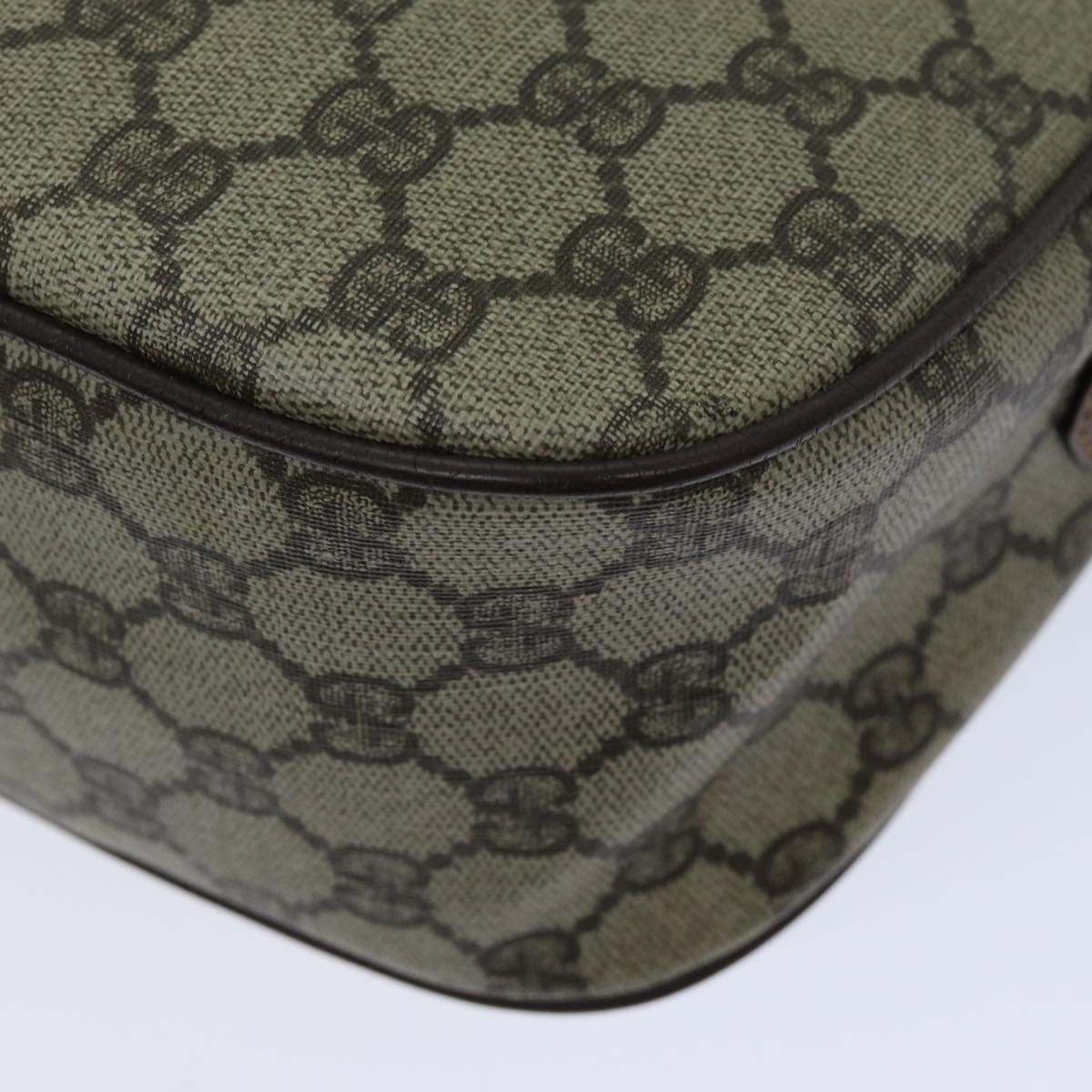 GUCCI GG Supreme Web Sherry Line Shoulder Bag Beige 001 754 6177 bs14808