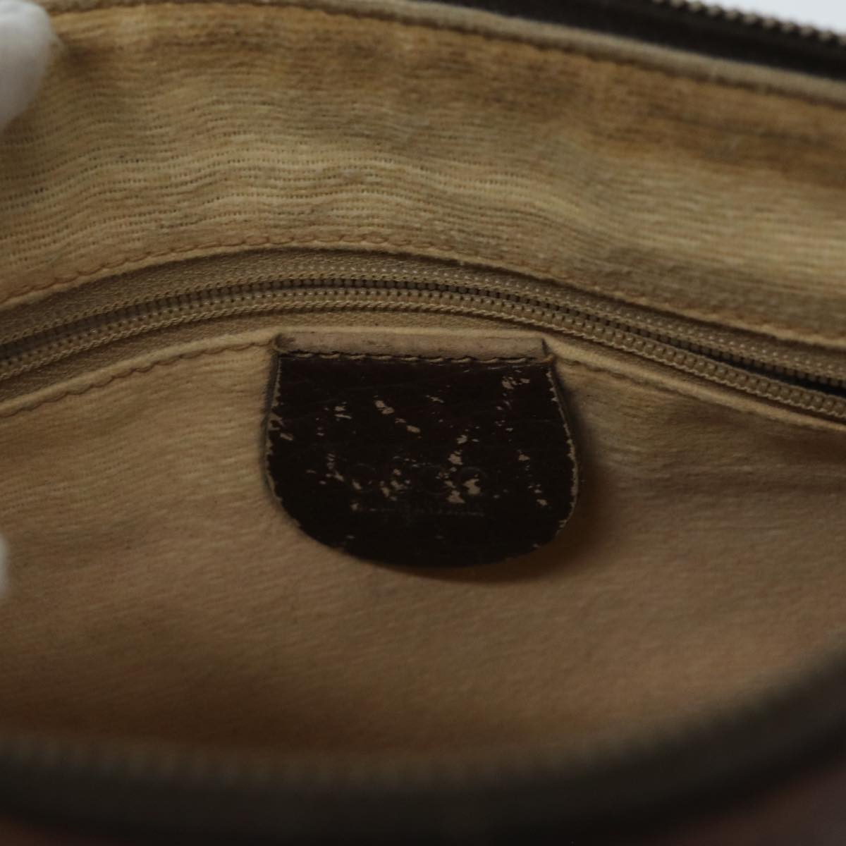 GUCCI GG Supreme Web Sherry Line Shoulder Bag Beige 001 754 6177 bs14808