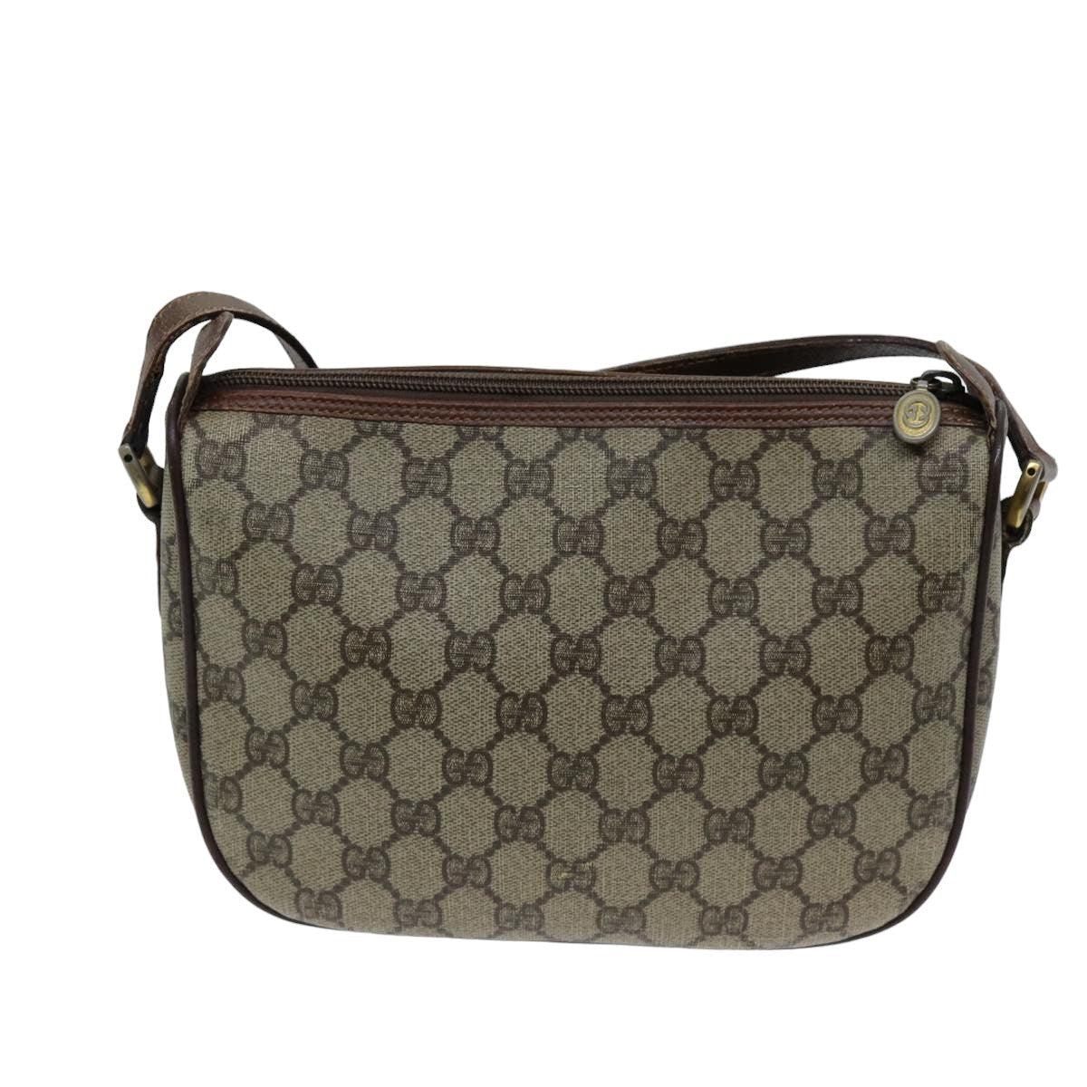 GUCCI GG Supreme Web Sherry Line Shoulder Bag Beige 001 754 6177 bs14808