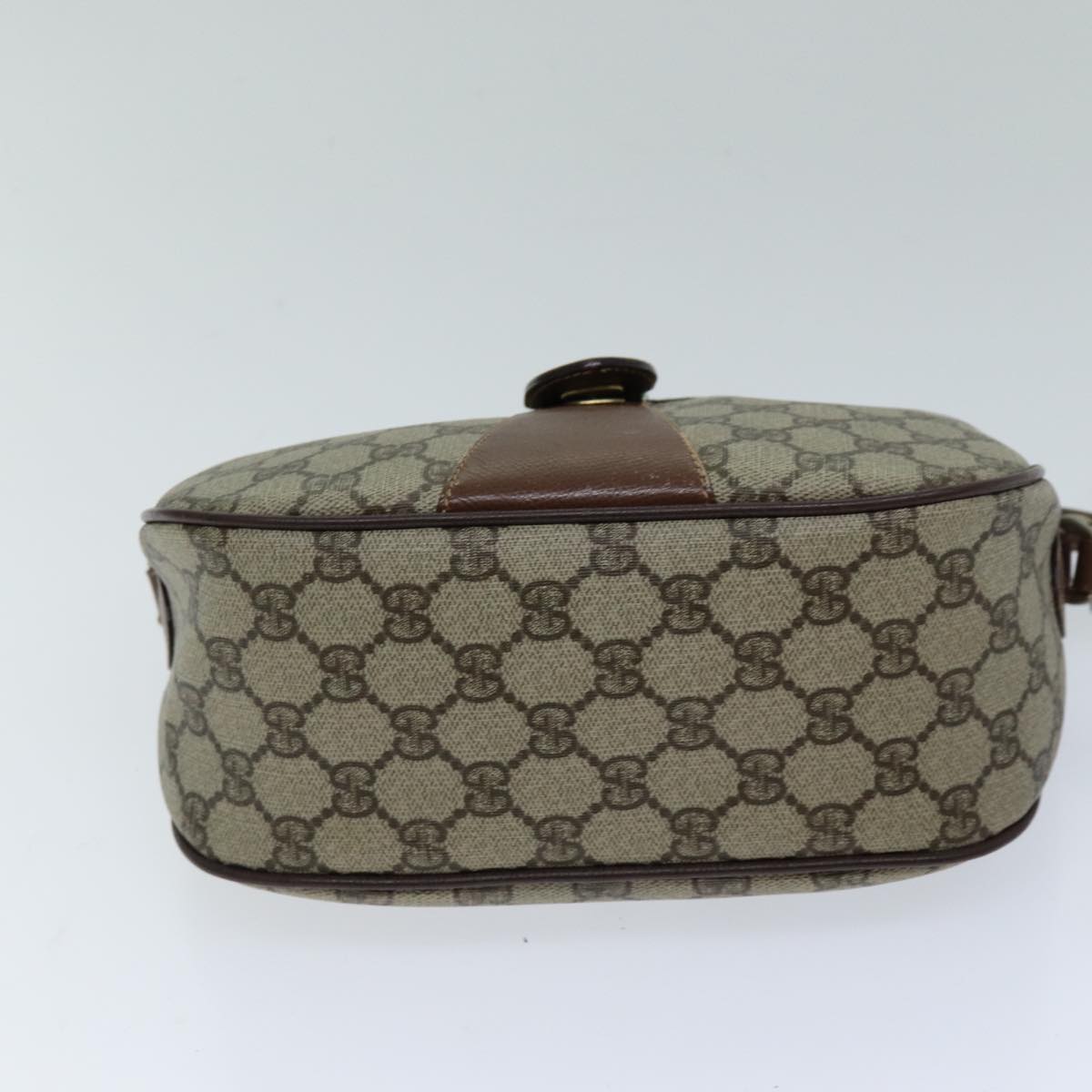 GUCCI GG Supreme Web Sherry Line Shoulder Bag Beige 001 754 6177 bs14808