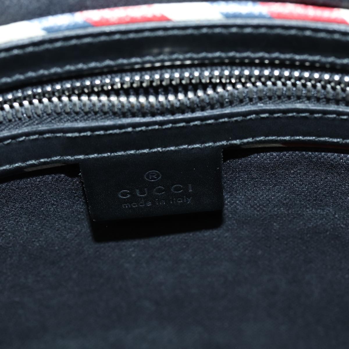 GUCCI Sherry Line Courier GG Supreme Shoulder Bag PVC Black 474137 bs14833