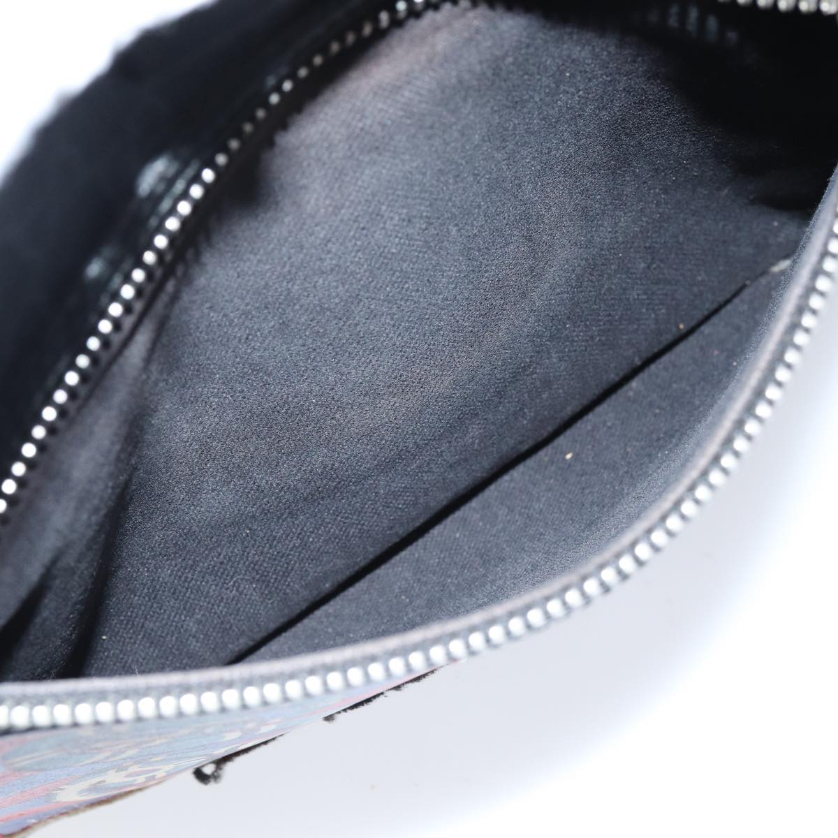 GUCCI Sherry Line Courier GG Supreme Shoulder Bag PVC Black 474137 bs14833