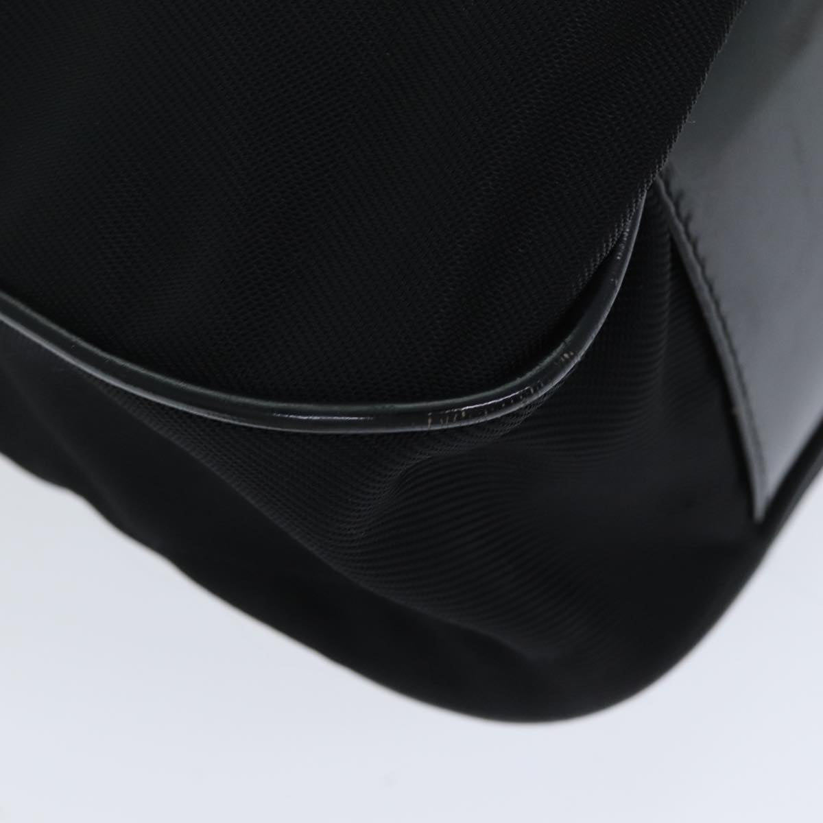 GUCCI Bamboo Hand Bag Nylon Black 001 2113 1577 bs14834