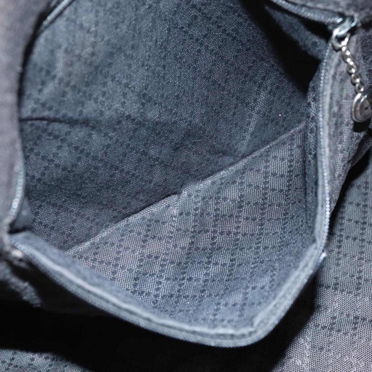 GUCCI Bamboo Hand Bag Nylon Black 001 2113 1577 bs14834