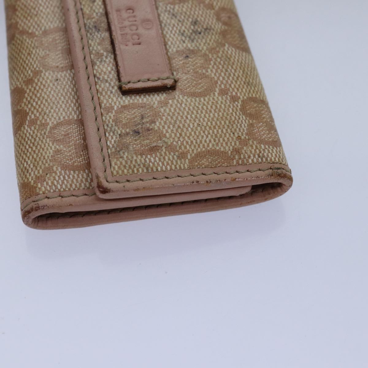 GUCCI GG Canvas Key Case Wallet 5Set Beige Black bs14871