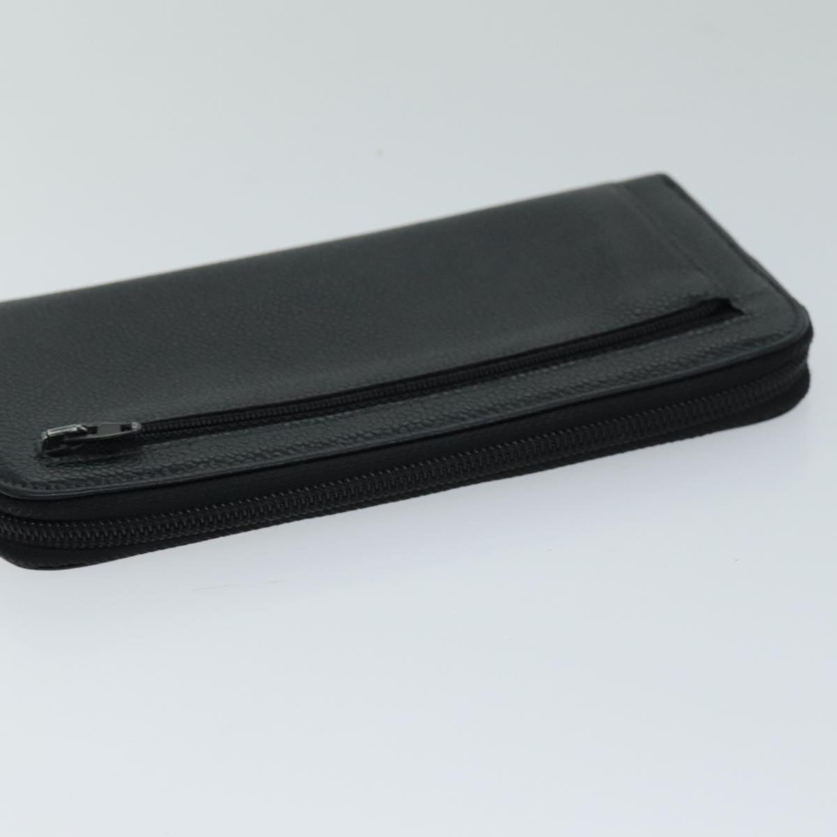 CHANEL COCO Mark Wallet Caviar Skin Black CC bs14885