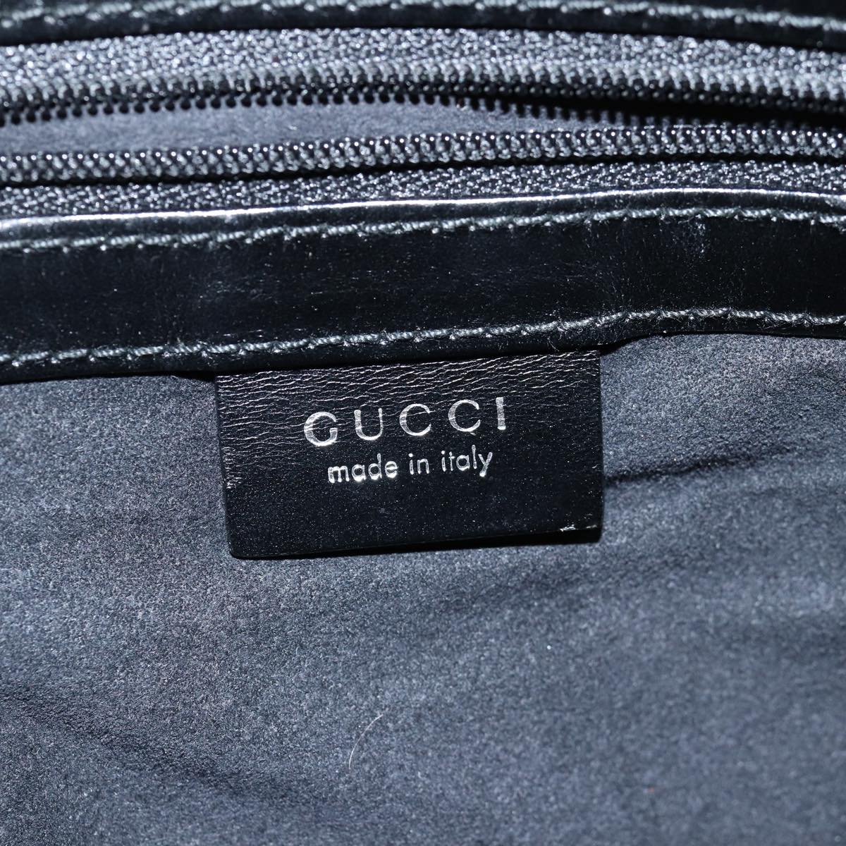GUCCI Clutch Bag Nylon Black 018 2020 3700 bs14886