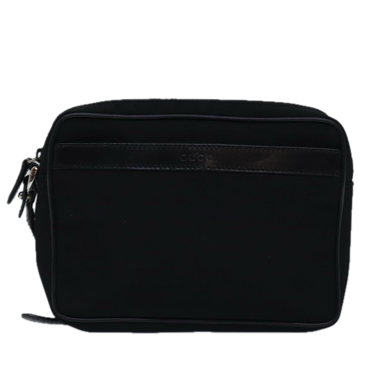GUCCI Clutch Bag Nylon Black 018 2020 3700 bs14886