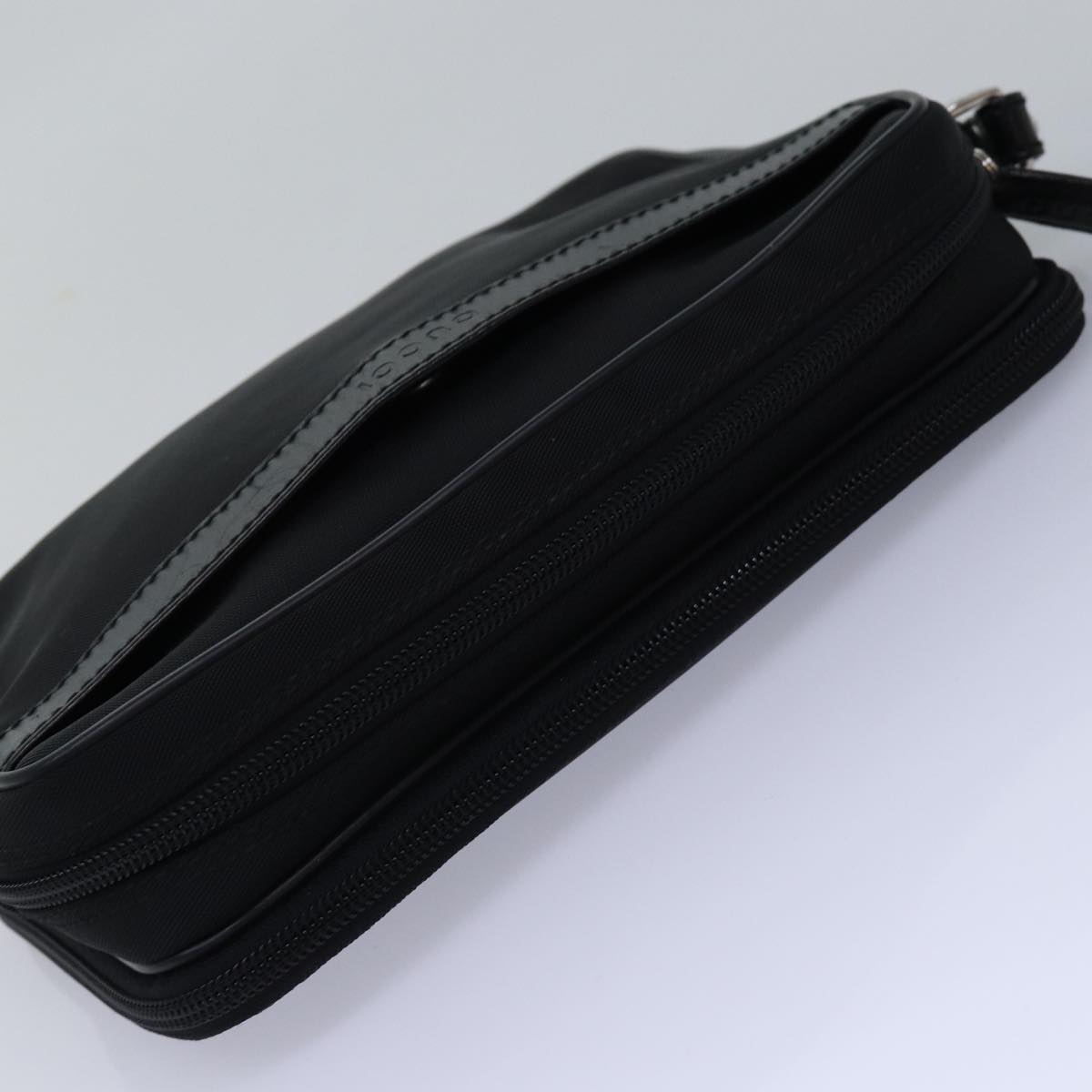 GUCCI Clutch Bag Nylon Black 018 2020 3700 bs14886