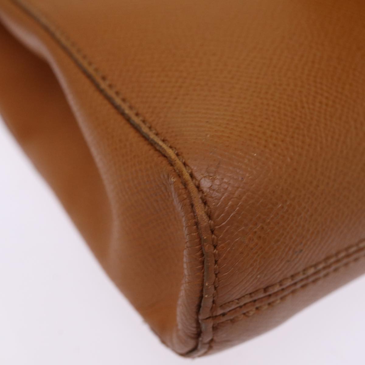 CHANEL Tote Bag Leather Brown CC bs14915