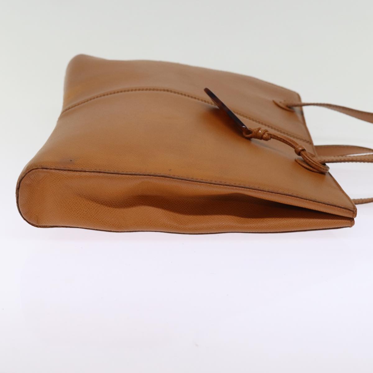 CHANEL Tote Bag Leather Brown CC bs14915