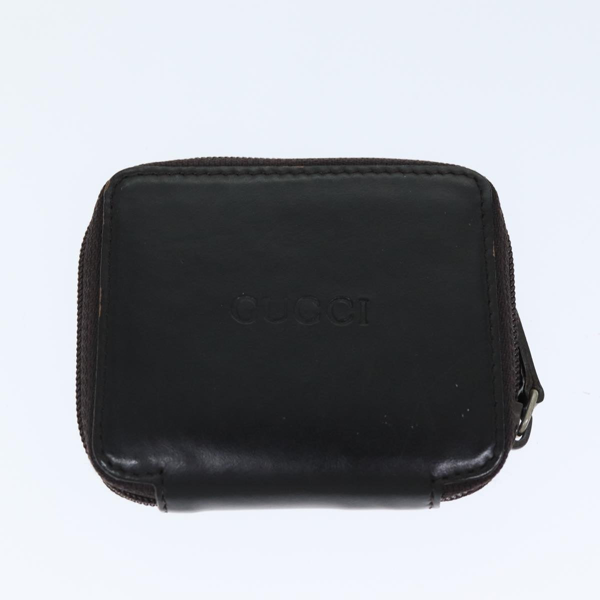 GUCCI GG Canvas Coin Purse Key Case Leather 5Set Beige Black bs15086