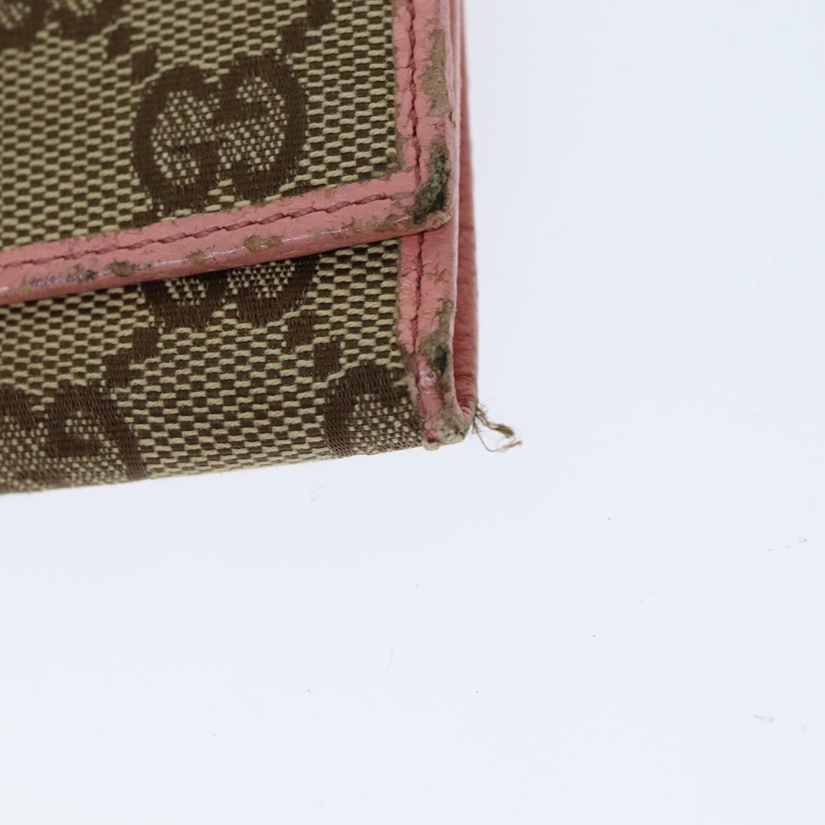 GUCCI GG Canvas Coin Purse Key Case Leather 5Set Beige Black bs15086