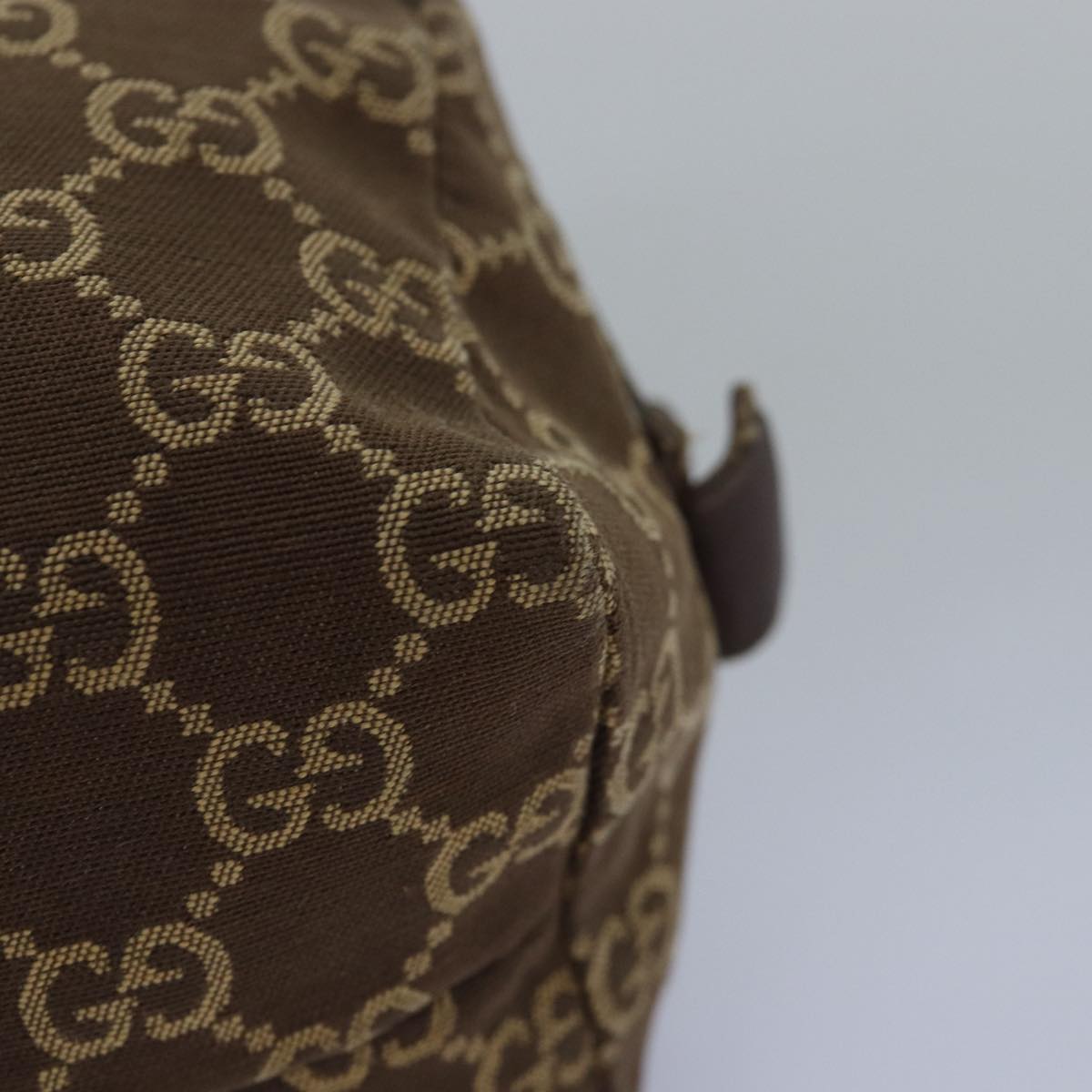 GUCCI GG Canvas Pouch Brown 039 1117 bs15211