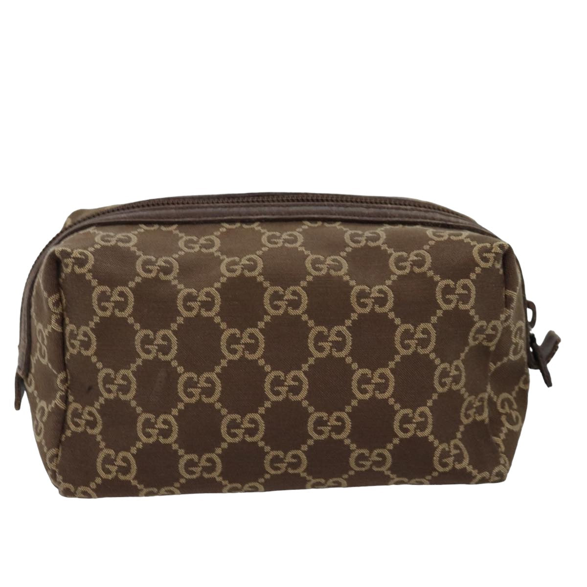 GUCCI GG Canvas Pouch Brown 039 1117 bs15211